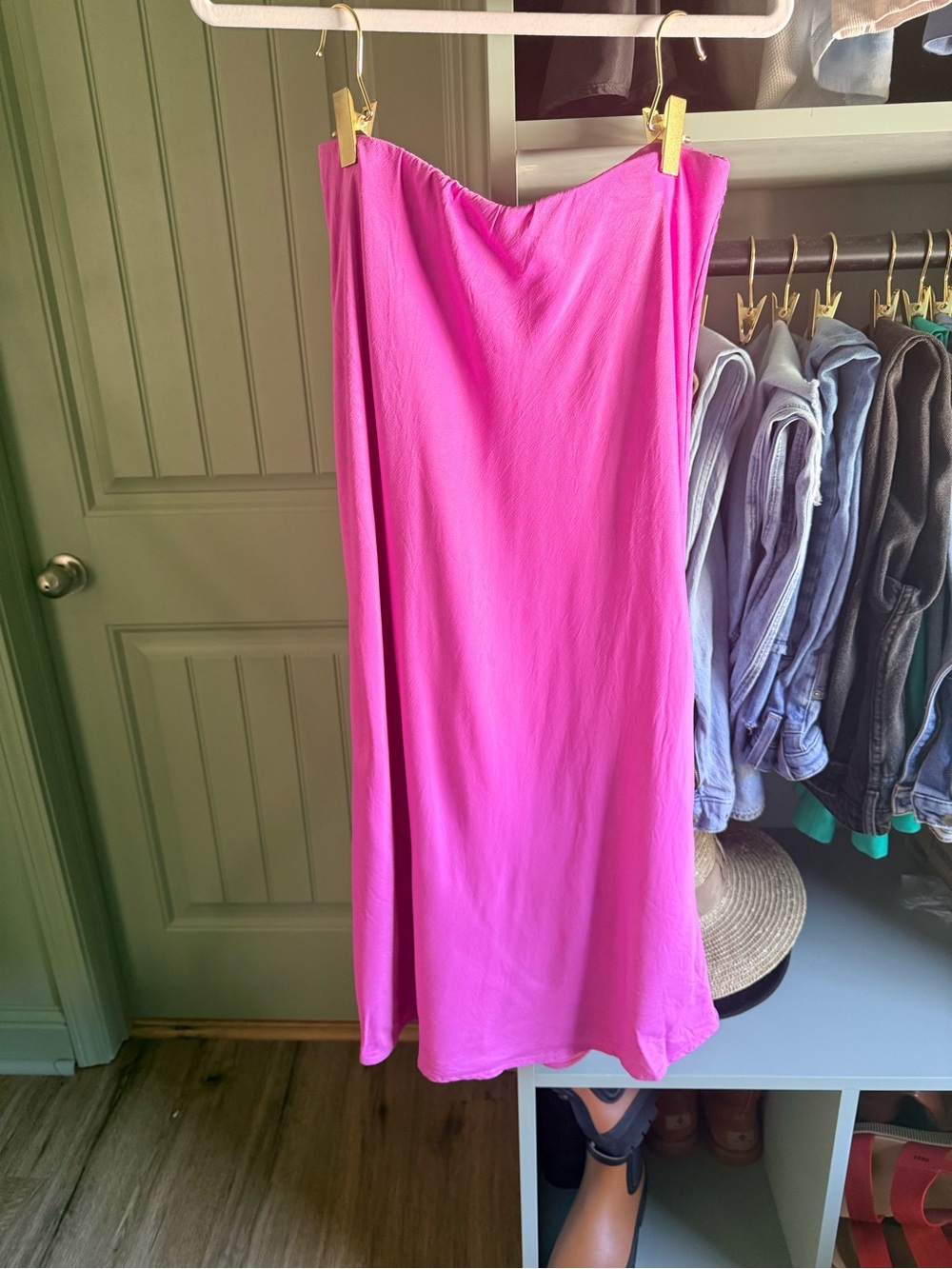 Anthropologie Tilda Slip Skirt